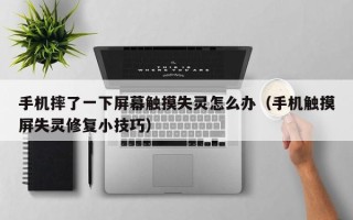 手機摔了一下屏幕觸摸失靈怎么辦（手機觸摸屏失靈修復小技巧）