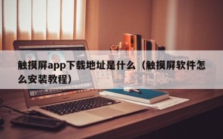 觸摸屏app下載地址是什么（觸摸屏軟件怎么安裝教程）