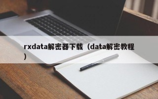 rxdata解密器下載（data解密教程）