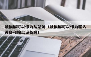 觸摸屏可以作為從站嗎（觸摸屏可以作為輸入設備和輸出設備嗎）