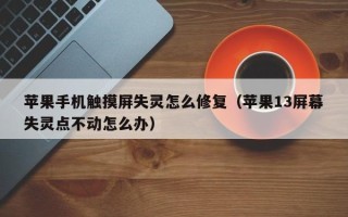 蘋果手機觸摸屏失靈怎么修復（蘋果13屏幕失靈點不動怎么辦）