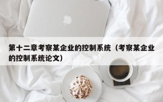 第十二章考察某企業的控制系統（考察某企業的控制系統論文）