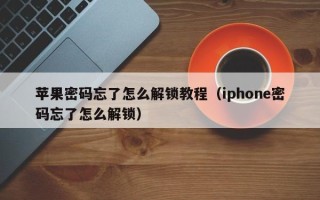 蘋果密碼忘了怎么解鎖教程（iphone密碼忘了怎么解鎖）