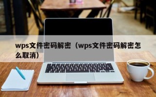 wps文件密碼解密（wps文件密碼解密怎么取消）