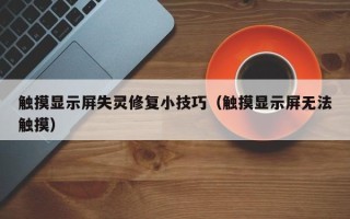 觸摸顯示屏失靈修復(fù)小技巧（觸摸顯示屏無法觸摸）