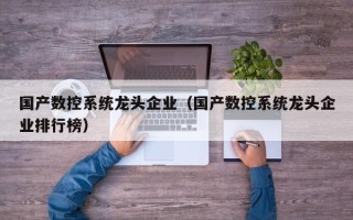 國產數控系統龍頭企業（國產數控系統龍頭企業排行榜）