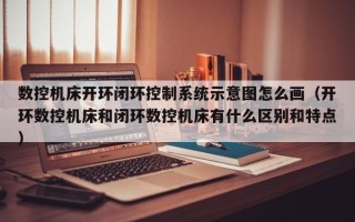 數控機床開環閉環控制系統示意圖怎么畫（開環數控機床和閉環數控機床有什么區別和特點）