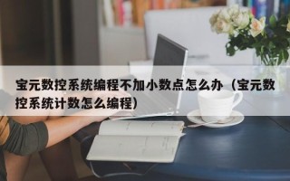 寶元數控系統編程不加小數點怎么辦（寶元數控系統計數怎么編程）