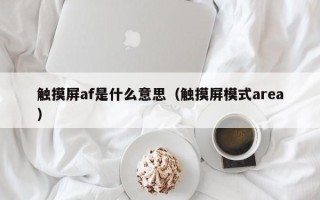 觸摸屏af是什么意思（觸摸屏模式area）