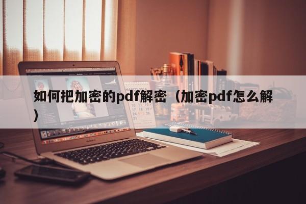 如何把加密的pdf解密（加密pdf怎么解）-第1張圖片-晉江速捷自動化科技有限公司