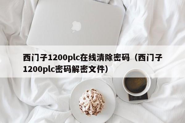 西門子1200plc在線清除密碼（西門子1200plc密碼解密文件）-第1張圖片-晉江速捷自動化科技有限公司