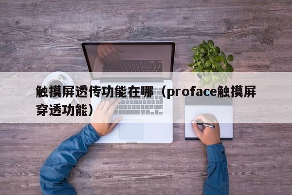 觸摸屏透傳功能在哪（proface觸摸屏穿透功能）-第1張圖片-晉江速捷自動(dòng)化科技有限公司