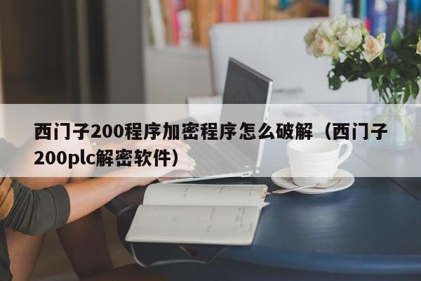 西門子200程序加密程序怎么破解（西門子200plc解密軟件）-第1張圖片-晉江速捷自動化科技有限公司