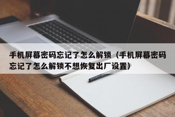 手機屏幕密碼忘記了怎么解鎖（手機屏幕密碼忘記了怎么解鎖不想恢復出廠設置）-第1張圖片-晉江速捷自動化科技有限公司