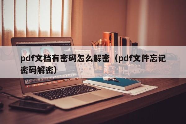 pdf文檔有密碼怎么解密（pdf文件忘記密碼解密）-第1張圖片-晉江速捷自動化科技有限公司