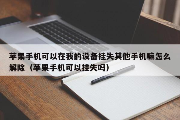 蘋果手機可以在我的設備掛失其他手機嘛怎么解除（蘋果手機可以掛失嗎）-第1張圖片-晉江速捷自動化科技有限公司