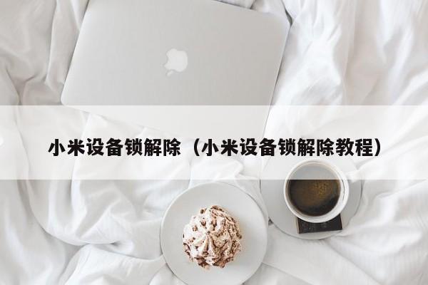 小米設備鎖解除（小米設備鎖解除教程）-第1張圖片-晉江速捷自動化科技有限公司