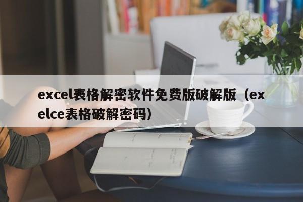 excel表格解密軟件免費版破解版（exelce表格破解密碼）-第1張圖片-晉江速捷自動化科技有限公司