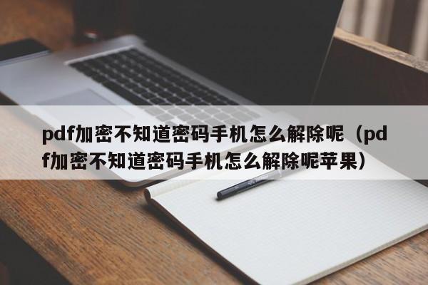 pdf加密不知道密碼手機(jī)怎么解除呢（pdf加密不知道密碼手機(jī)怎么解除呢蘋果）-第1張圖片-晉江速捷自動(dòng)化科技有限公司
