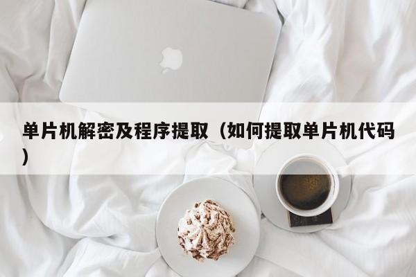 單片機解密及程序提取（如何提取單片機代碼）-第1張圖片-晉江速捷自動化科技有限公司