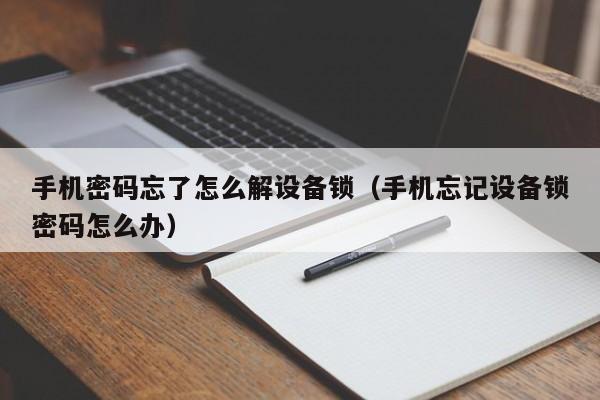 手機(jī)密碼忘了怎么解設(shè)備鎖（手機(jī)忘記設(shè)備鎖密碼怎么辦）-第1張圖片-晉江速捷自動(dòng)化科技有限公司