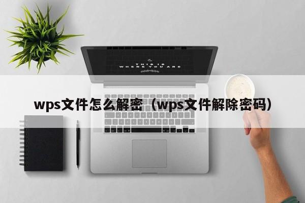wps文件怎么解密（wps文件解除密碼）-第1張圖片-晉江速捷自動化科技有限公司