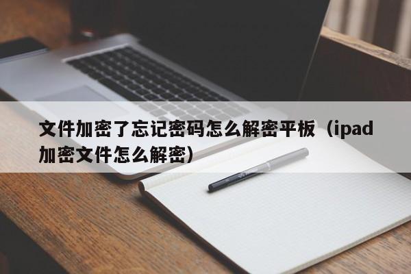 文件加密了忘記密碼怎么解密平板（ipad加密文件怎么解密）-第1張圖片-晉江速捷自動化科技有限公司