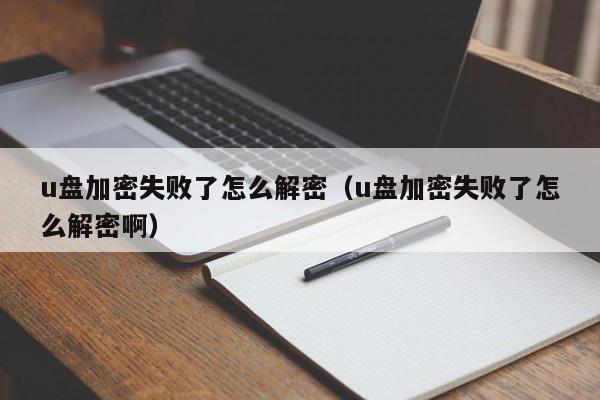 u盤加密失敗了怎么解密（u盤加密失敗了怎么解密啊）-第1張圖片-晉江速捷自動化科技有限公司